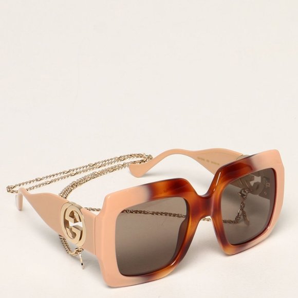 NEW GUCCI GG1022S - 003 CHAIN SUNGLASSES - Picture 8 of 16